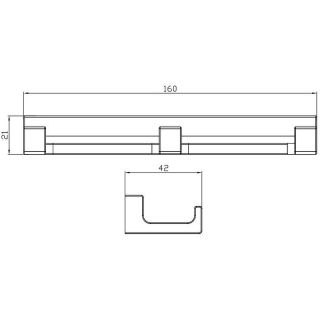 Вешалка для полотенец Rav Slezak Nil NLA0105 Хром